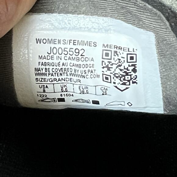 Merrell Footwear Womens Size 8 Comfort Casual Slip On Shoe Green Textile Knitted - Picture 10 of 10